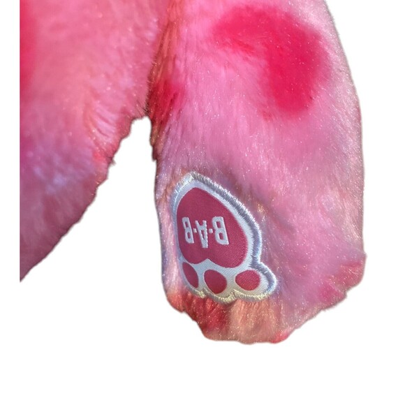 Build a Bear Panda Bear Hearts Pink White 16”Plush Stuffed Animal Valentines Day - Picture 3 of 5